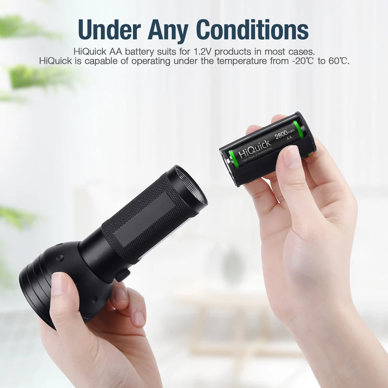 【UK】HiQuick AA Ni-MH Rechargeable batteries 2800mAh