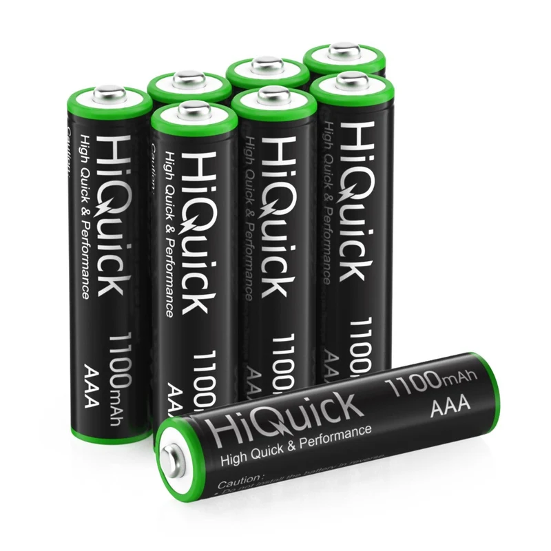 【UK】HiQuick AAA Rechargeable Batteries 1100mAh 1.2V