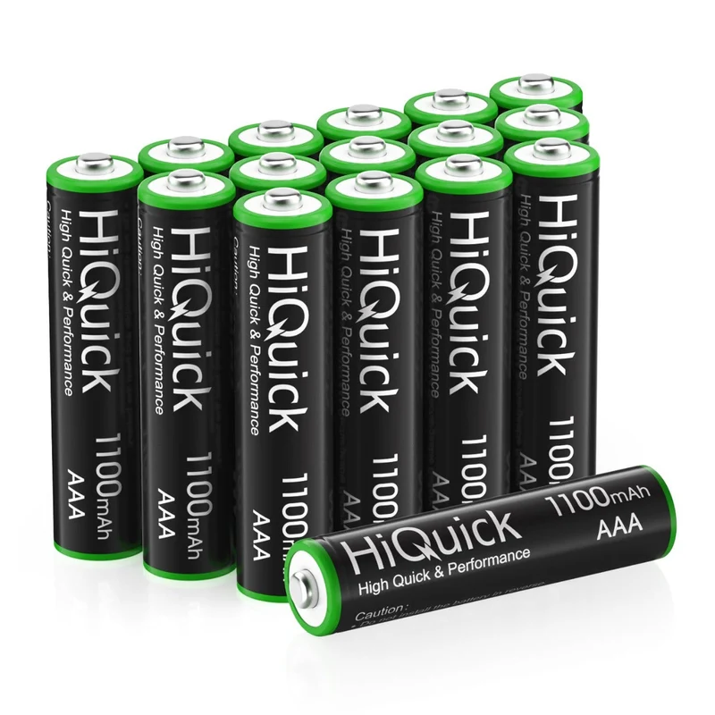 【UK】HiQuick AAA Rechargeable Batteries 1100mAh 1.2V