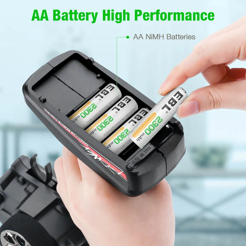 【UK】EBL AA Batteries with Upgraded 808 Individual Charger