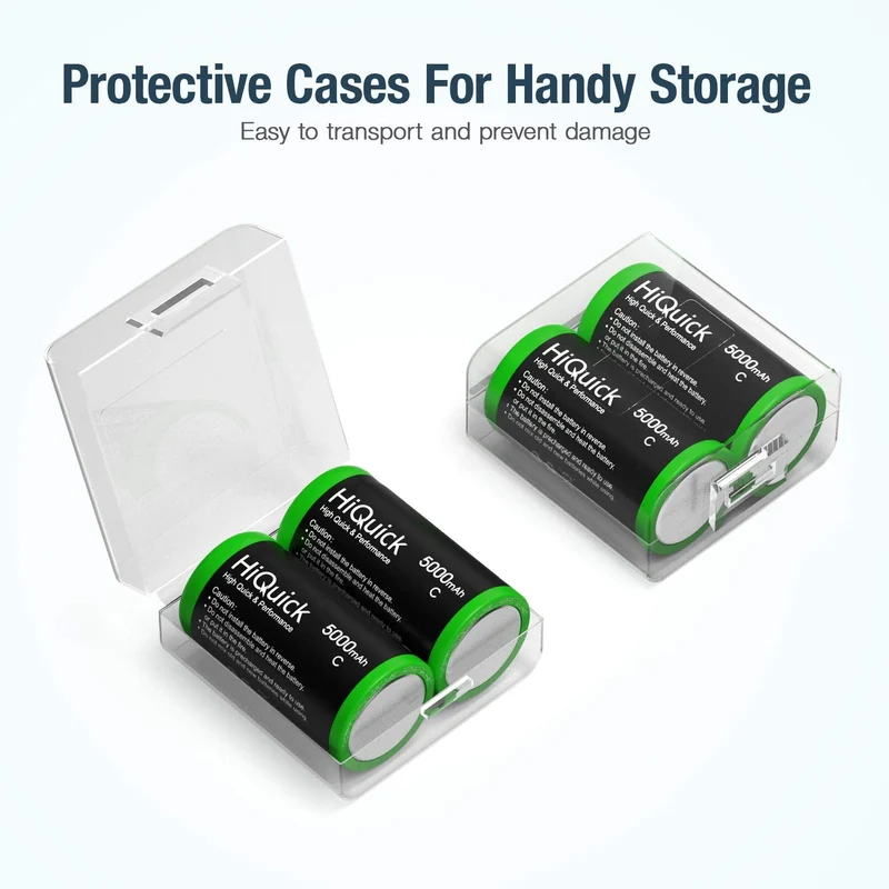 【UK】Hiquick C Ni-MH Rechargeable Battery 1.2V 5000mAh