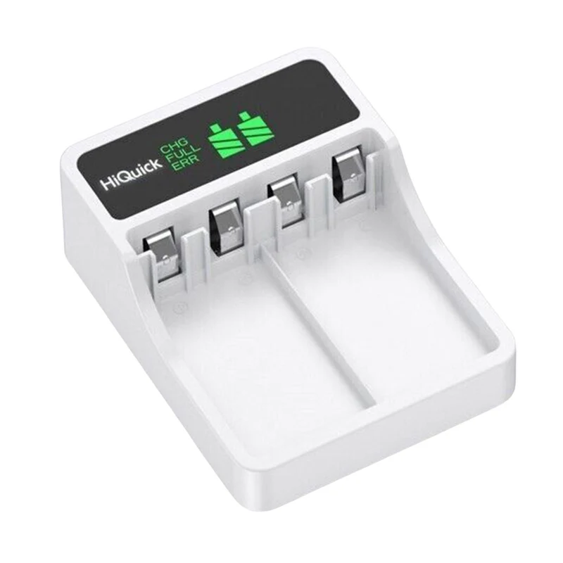 【UK】HiQuick 2 Bay LCD 9 Volt Charger for 9V Battery