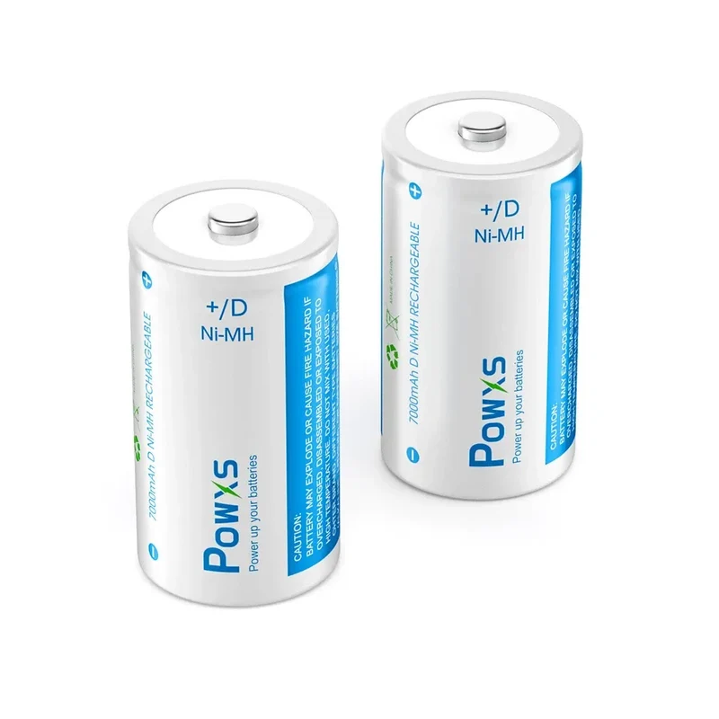 【UK】POWXS C D Size NI-MH Rechargeable Batteries