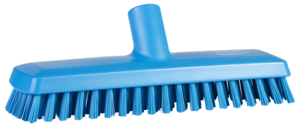 Cepillo con Paso de Agua para Fregar Pisos Vikan® 270 mm – Cerdas Muy Duras, Alta Resistencia y Codificación por Colores