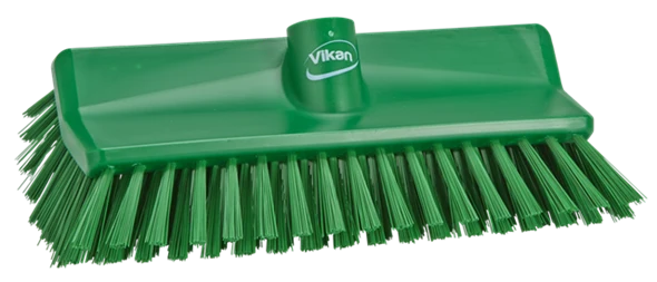 Cepillo Angular Vikan® 265 mm – Cerdas Medias para Desagües, Bordes y Juntas con Codificación por Colores