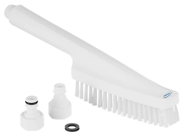 Cepillo de Mano con Paso de Agua Vikan® 330 mm – Cerdas Duras, Alta Resistencia y Compatibilidad Multisistema