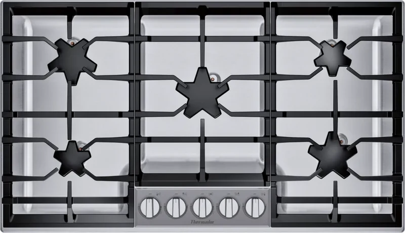 Parrilla de gas 36" Masterpiece® 5 zonas XLO pedestal