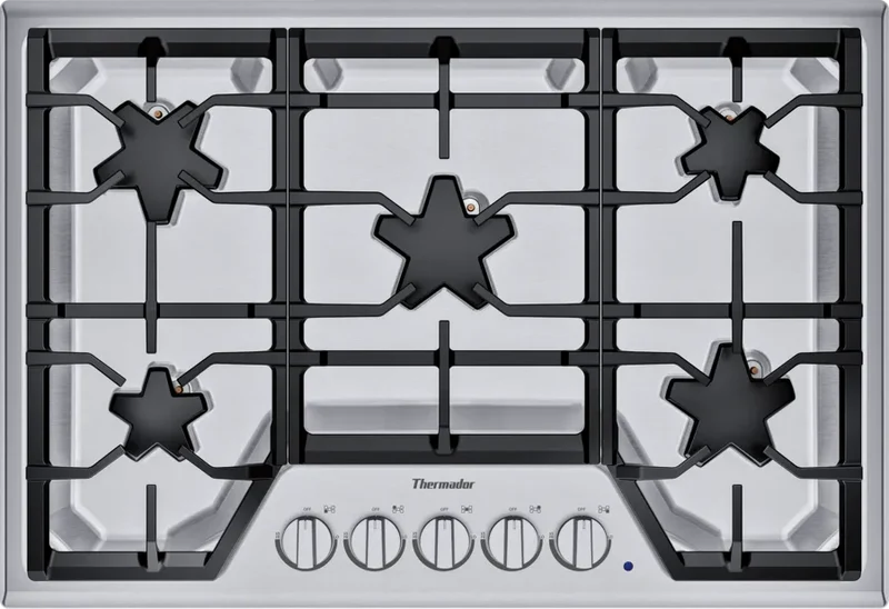 Parrilla de gas 30" Masterpiece® 5 zonas INOX