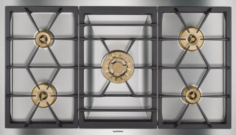 Parrilla de gas natural 36" 400 series Vario 5 zonas