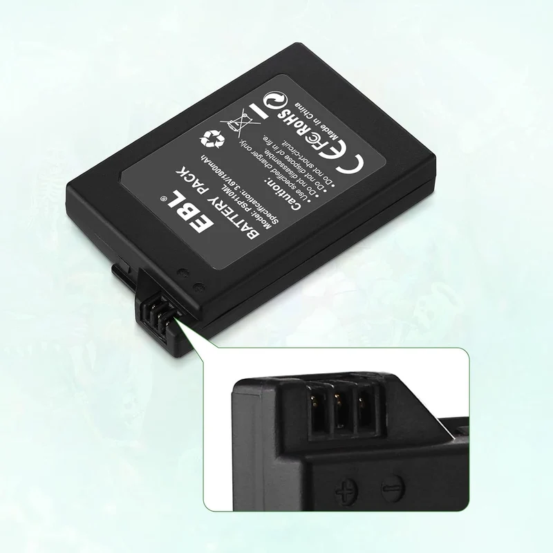 【UK】EBL Rechargeable Battery 1800mAh for PSP 1000 1001