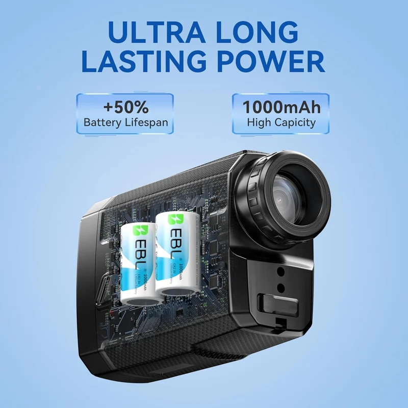 EBL CR2 3V Lithium Batteries 1000mAh Non-rechargeable