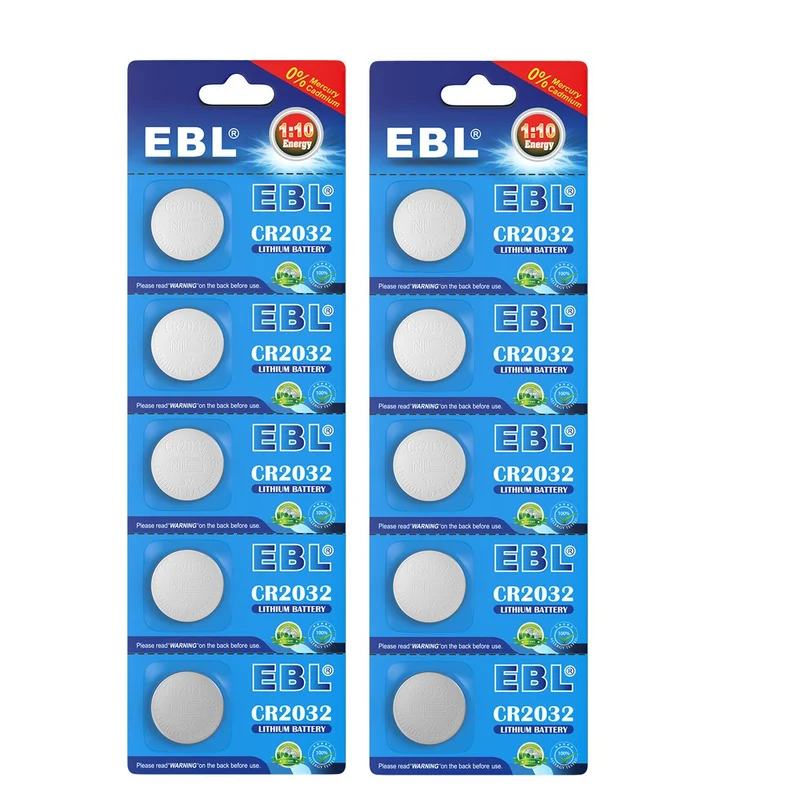 EBL CR2032 Lithium 3V Coin Battery