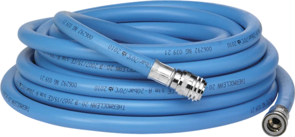 Manguera de Agua Caliente Ø1/2” 10 m de Vikan® – Manguera Industrial para Limpieza con Acoples Rápidos