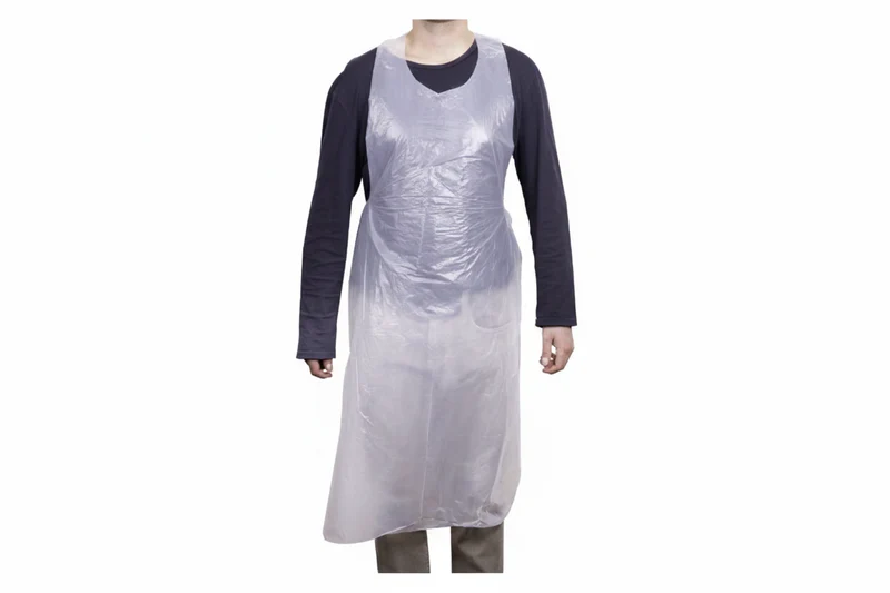 Pechera Plástica Larga – Protección Corporal Impermeable para Uso Profesional - 70 X 140