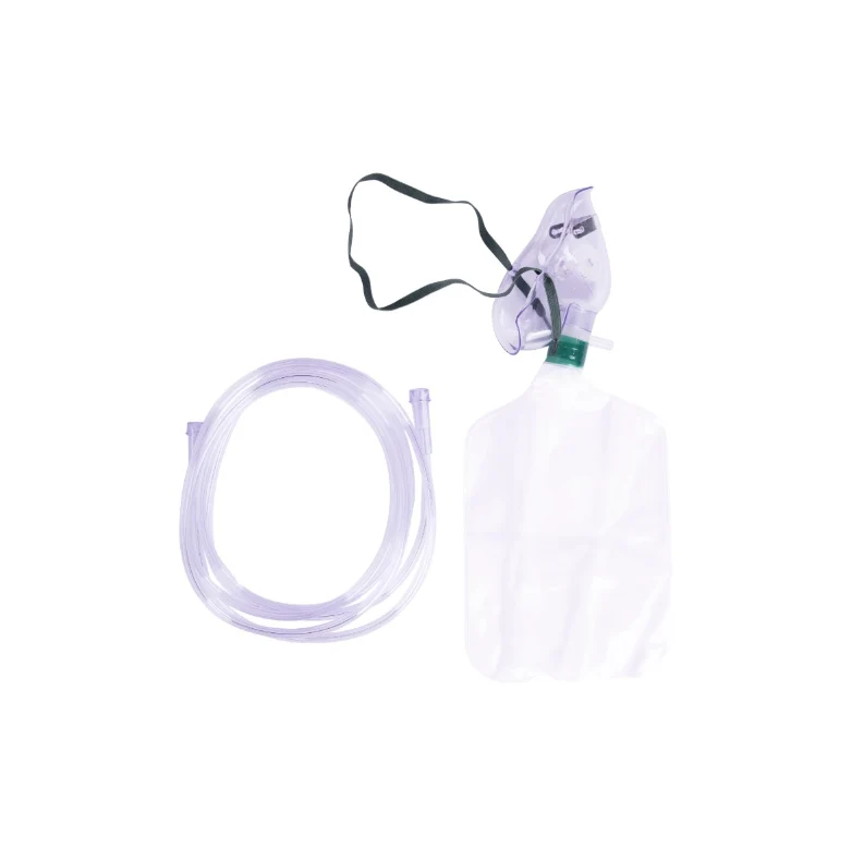 Mascarilla de Alta Concentración con Reservorio – Terapia de Oxígeno de Alto Rendimiento - 100 Ud