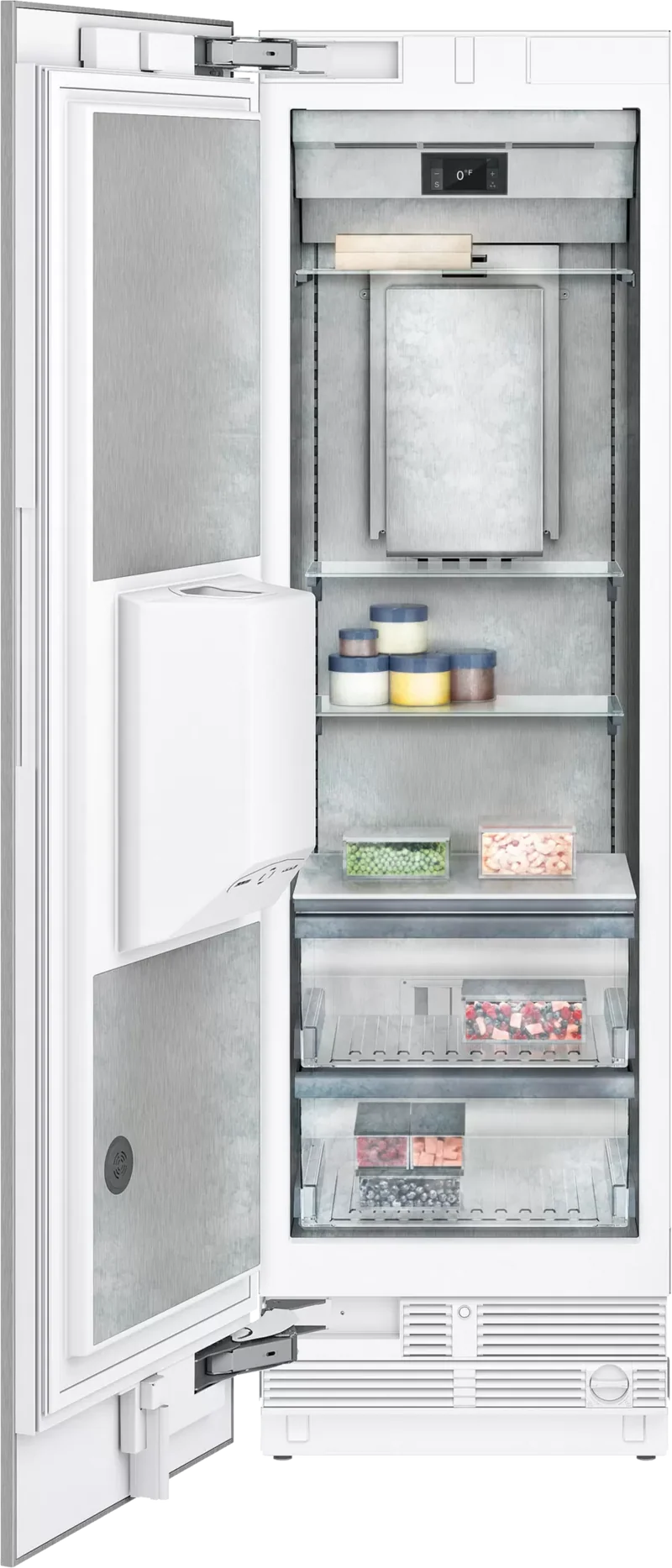 Congelador 24" panelable 400 series con ice maker y agua LHR