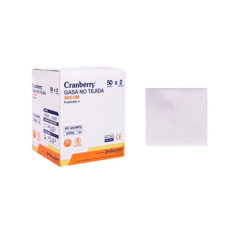Gasa Estéril No Tejida – Alta Absorción y Suavidad para Cuidado de Heridas - x50