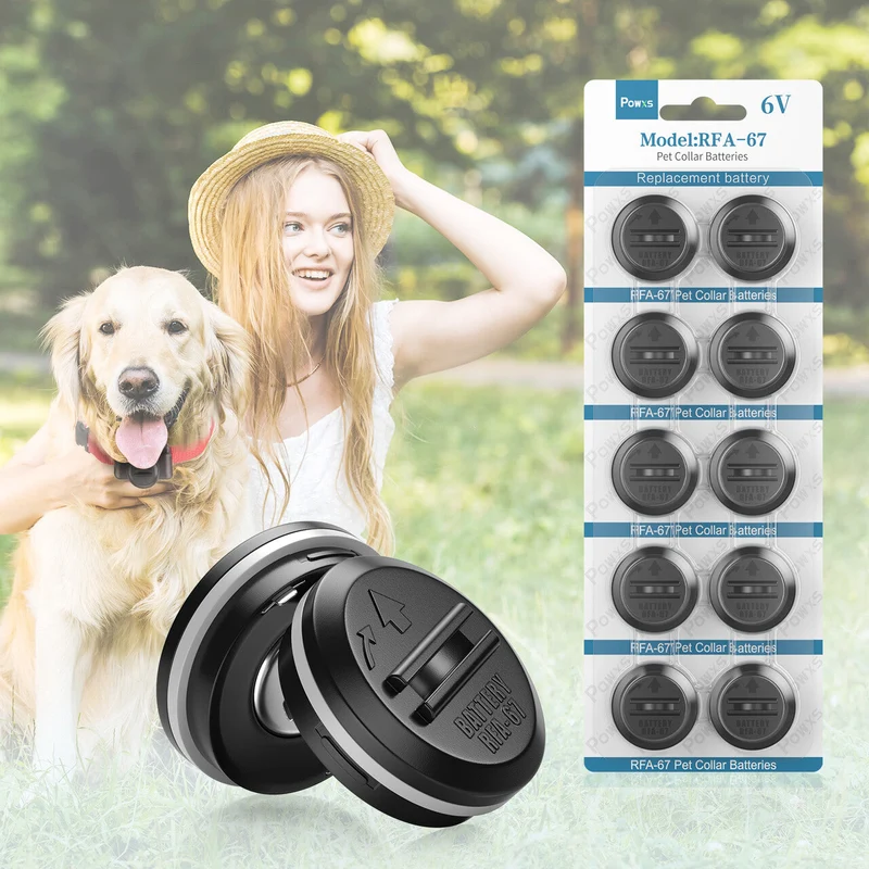【CZ】POWXS RFA-67 6 Volt Replacement Pet Dog Collar Batteries