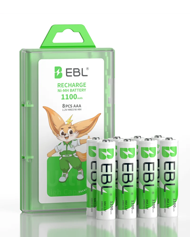 【CZ】EBL AAA Rechargeable Ni-MH Batteries 1100mAh