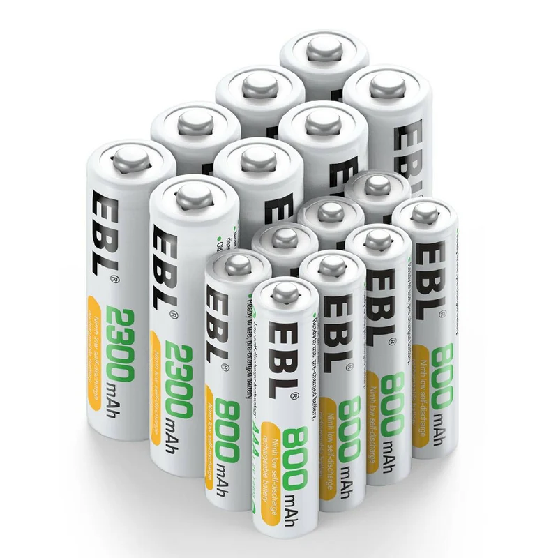 【CZ】EBL AA AAA Rechargeable Batteries Combo