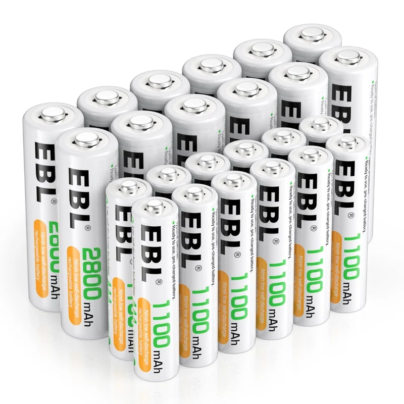 【CZ】EBL AA AAA Rechargeable Batteries Combo