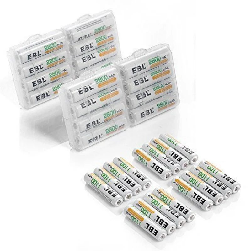 【CZ】EBL AA AAA Rechargeable Batteries Combo