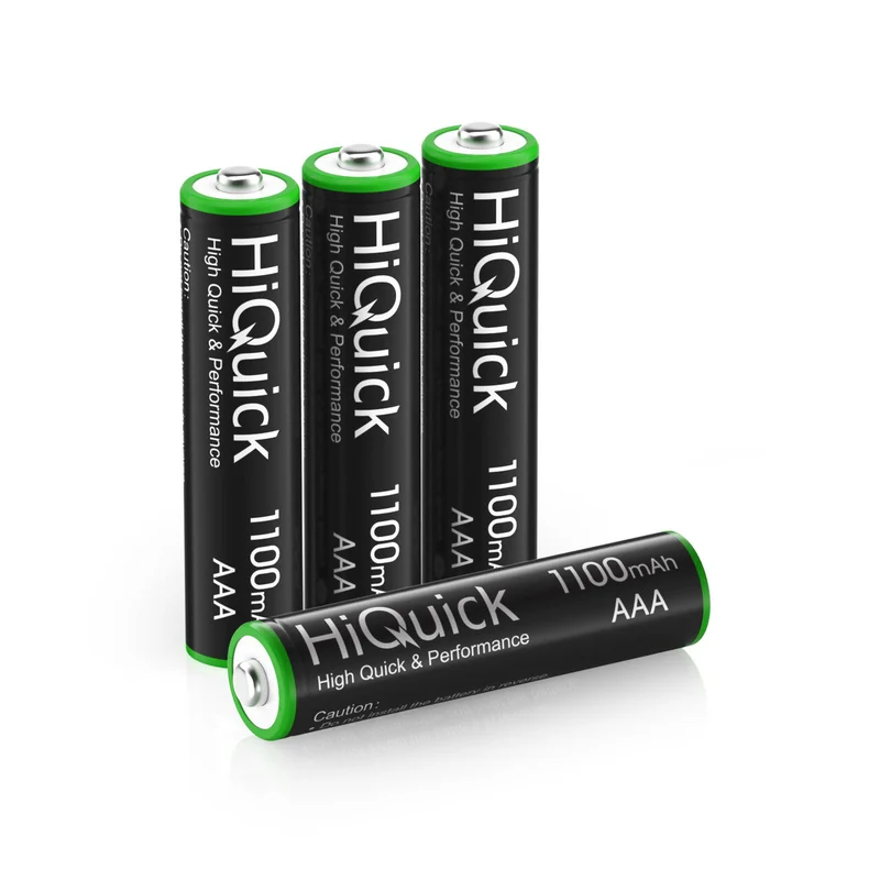 【CZ】HiQuick AAA Rechargeable Batteries 1100mAh 1.2V