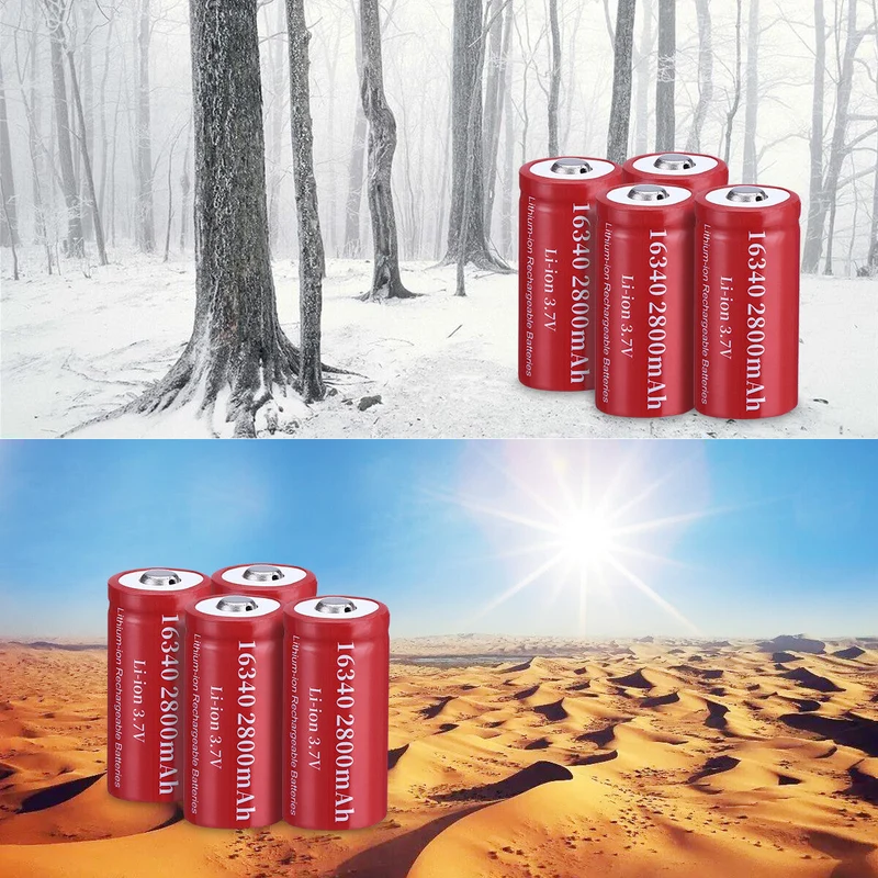 【CZ】16340 RCR123A Rechargeable Li-ion Battery 3.7V