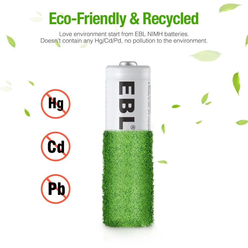 【CZ】EBL AA Ni-MH Rechargeable Batteries 2300mAh