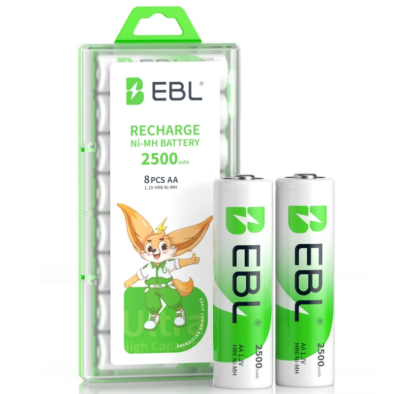 【CZ】EBL AA Rechargeable Batteries Ni-MH 1.2V 2500mAh