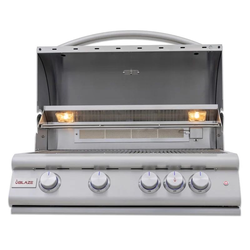 Asador LTE Plus 32" 4 zonas con luz Marine Grade