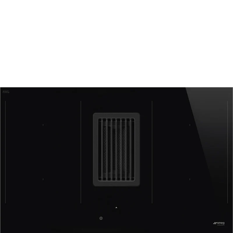 Parrilla de inducción 33" cristal cerámico 4 zonas con campana