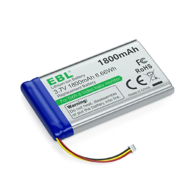EBL 3.7V Replacement Sp 803048 Battery for DXR-8 Video Baby Monitors