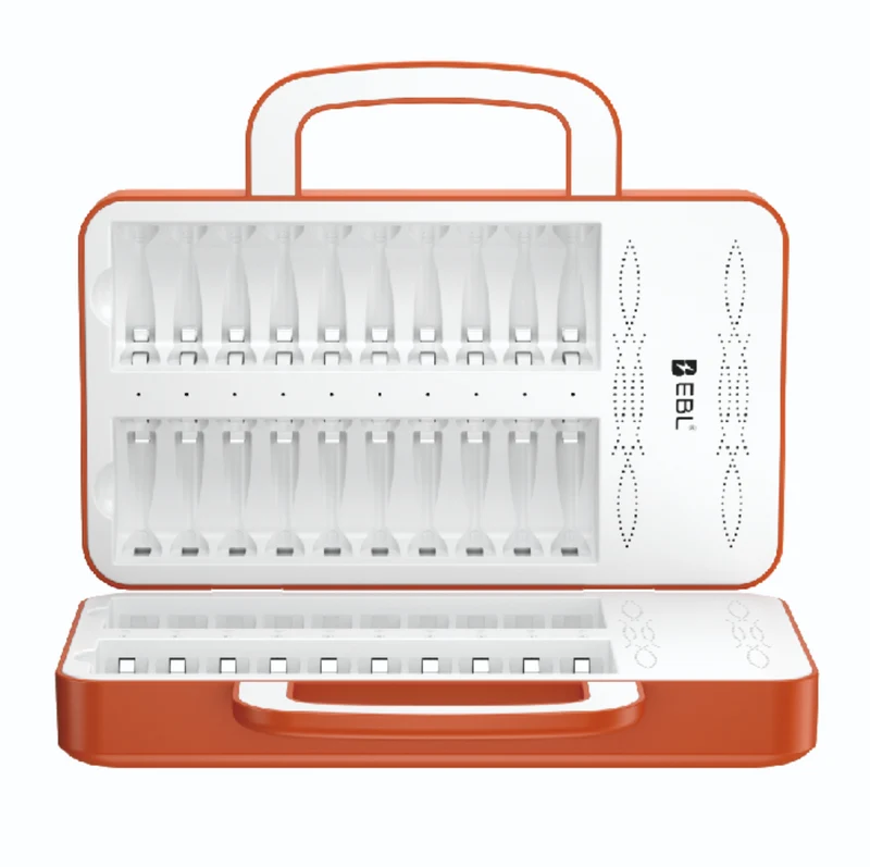EBL 40-Slot AA AAA Battery Charger for NiMH NiCd Rechargeable Batteries