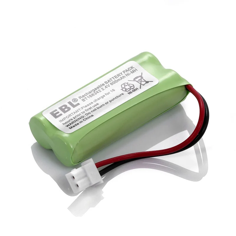 EBL BT166342 Cordless Rechargerable Battery 2.4V 600mAh