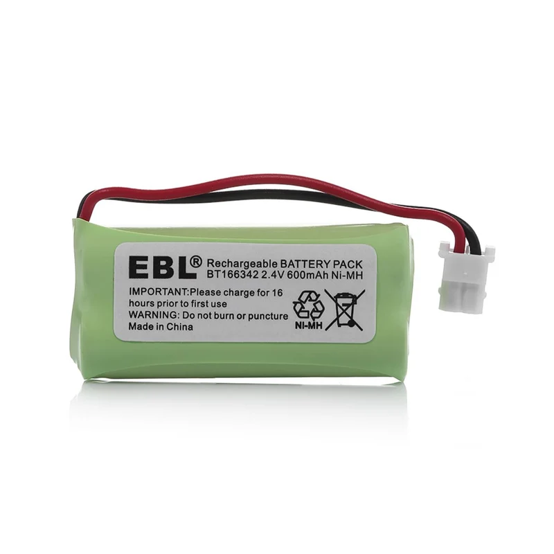 EBL BT166342 Cordless Rechargerable Battery 2.4V 600mAh