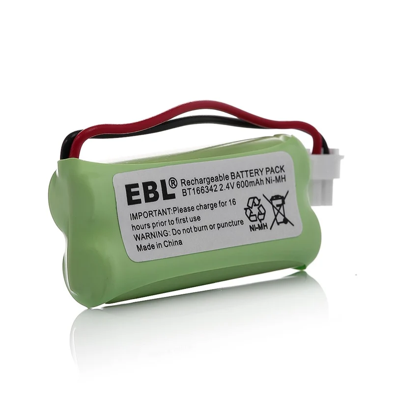 EBL BT166342 Cordless Rechargerable Battery 2.4V 600mAh