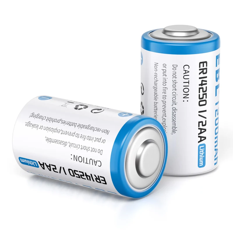 EBL ER14250 1/2 AA Non-Rechargeable Batteries 3.6V 1200 mAh