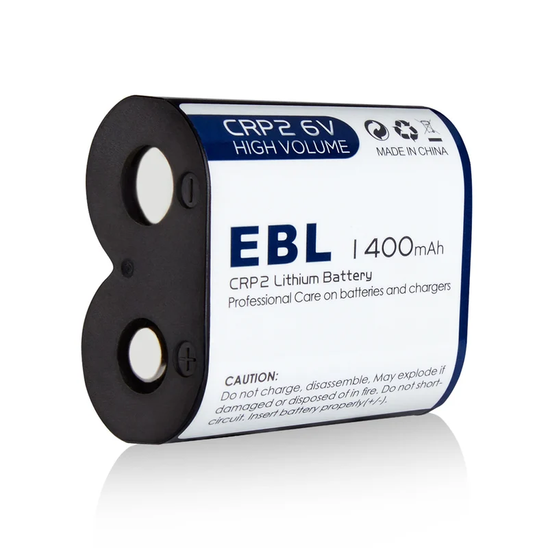EBL CR-P2 6V 1400mAh Lithium Photo Battery
