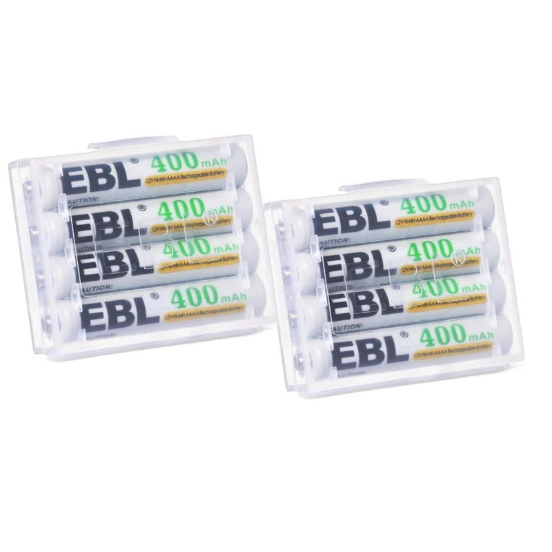 EBL AAAA Ni-MH Rechargeable Batteries 1.2V 400mAh