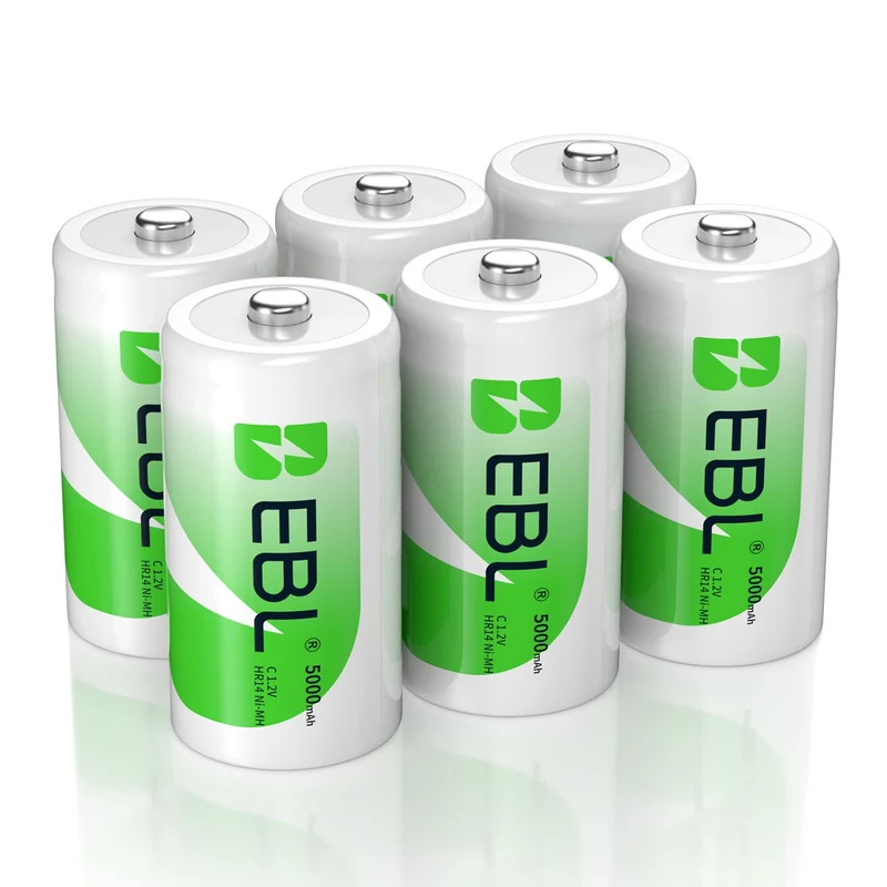 EBL C 1.2V 5000mAh NiMH Rechargeable Batteries