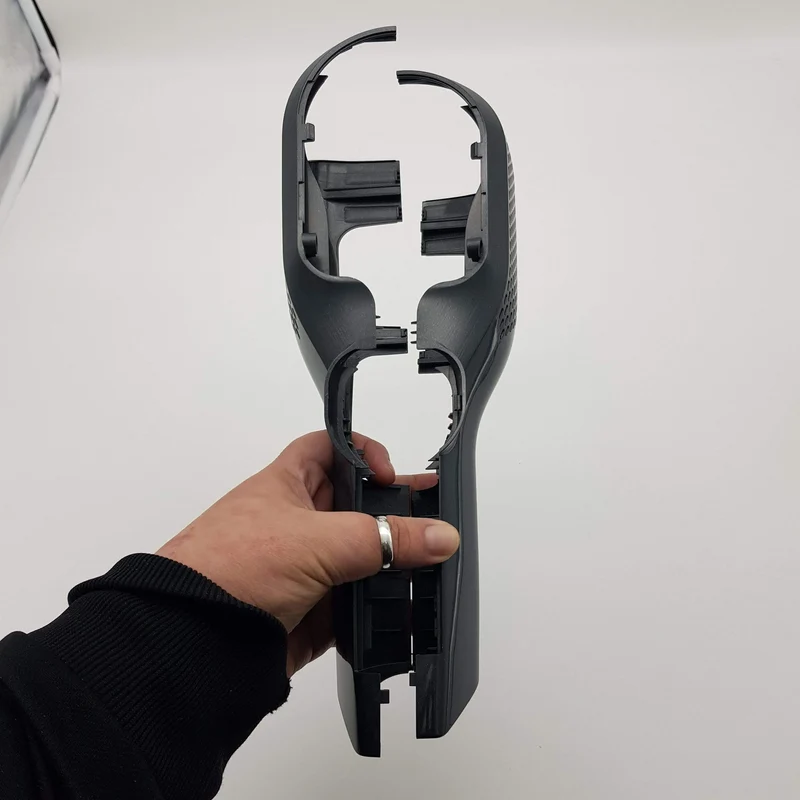 Fiancata destra e sinistra forata per scopa elettrica Black+Decker silver