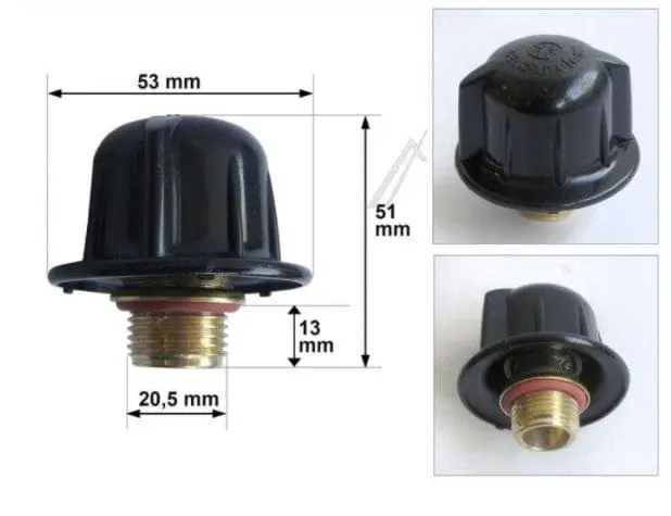 Tappo di sicurezza per vaporella Bosch tds1606