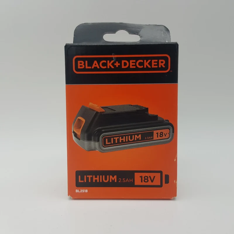 Batteria litio 18v 2.5ah Black+Decker originale bl2518