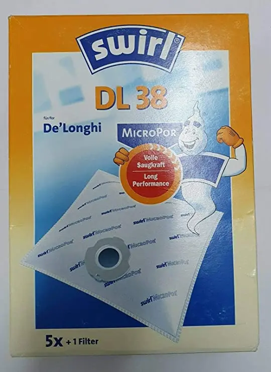 Sacchetti swirl per aspirapolvere delonghi tabata
