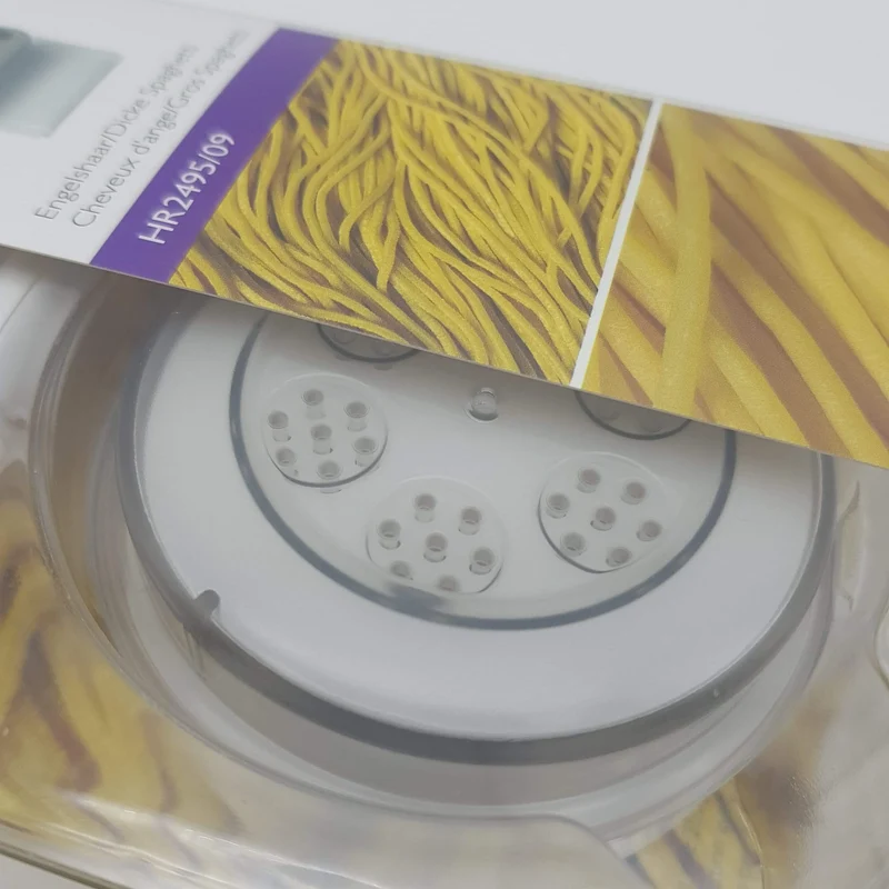 Accessorio capelli d 'angelo e spaghetti grossi per pastamaker Philips avance collection