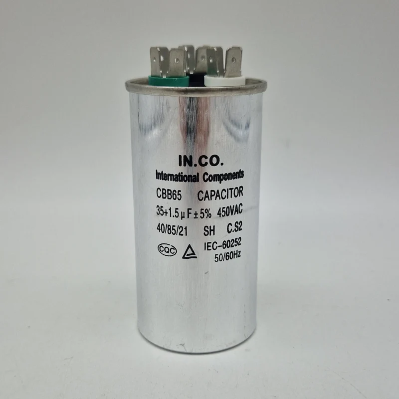 Condensatori 35+1,5mf - 3 contatti 112co01 Universale