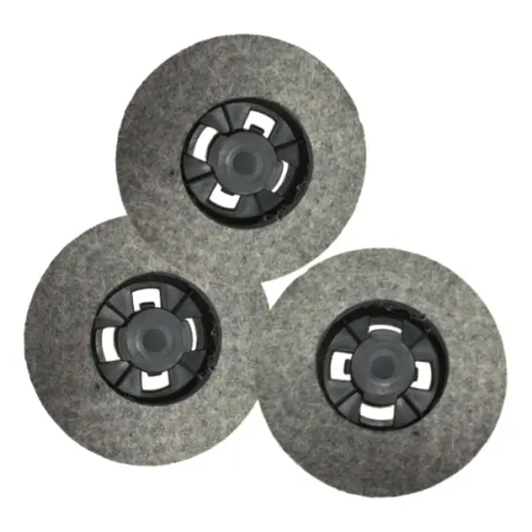 Spazzola con feltro e ganci - kit 3 pz/pcs 805pe05 Universale