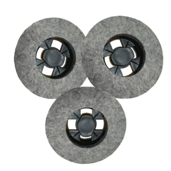 Spazzola con feltro senza ganci kit 3 pz/pcs 805pe01 Universale