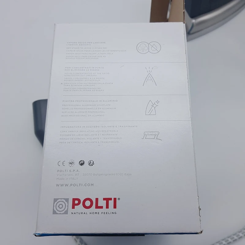 Ferro da stiro professionale per vaporetto Polti